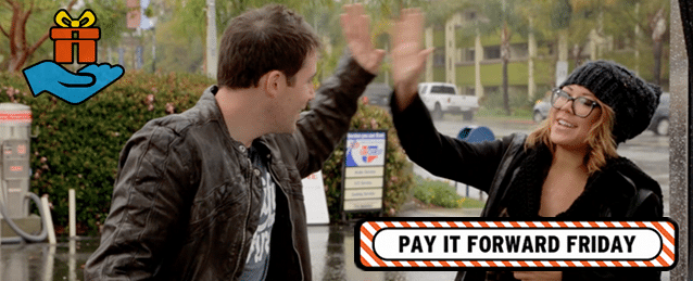 Pay it Forward Friday - Nick Unsworth Life on Fire - Free Gas